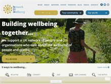 Tablet Screenshot of networkofwellbeing.org